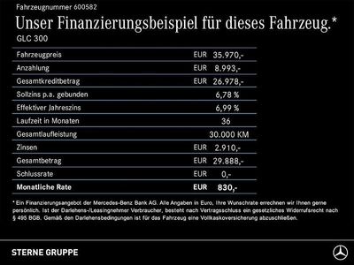 Schwarz Gebraucht 2021 Mercedes GLC300e SUV | 35.970 € (Fairer Preis)