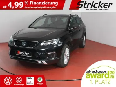 Gebraucht Seat Ateca XCELLENCE 150 PS (110 kW) 2019 Magic schwarz metallic (metallic) SUV