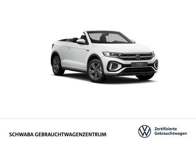 Gebraucht VW T-Roc Cabriolet R-line 150 PS (110 kW) 2025 Pure white/schwarz Cabrio