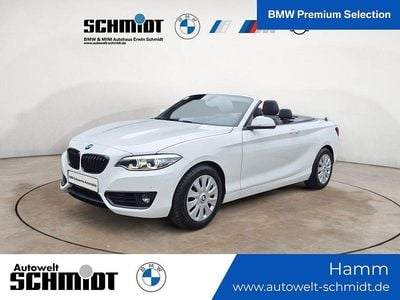 Gebraucht BMW 218 Sport Line 136 PS (100 kW) 2020 Weiß Cabrio