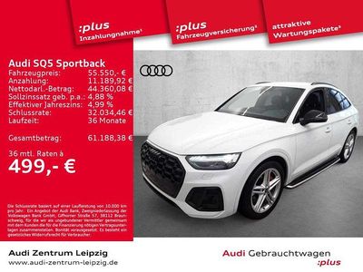 Gebraucht Audi SQ5 Ambiente 341 PS (250 kW) 2023 Gletscherweiß metallic SUV