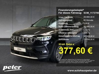 Solid black Gebraucht 2024 Jeep Compass Altitude SUV | 35.169 €