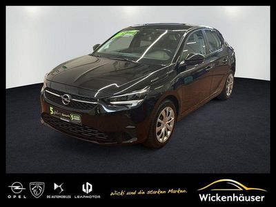Gebraucht Opel Corsa-e Edition 100 kW (136 PS) 2022 Diamant schwarz/karbon schwarz Kleinwagen