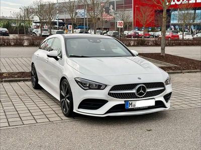 Gebraucht Mercedes CLA200 Shooting Brake AMG line 163 PS (119 kW) 2020 Weiß Kombi