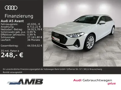 Gebraucht Audi A5 Advanced 204 PS (150 kW) 2025 Weiß Kombi