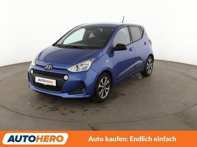 Gebraucht Hyundai i10 Passion Plus 67 PS (49 kW) 2018 Blau Kleinwagen