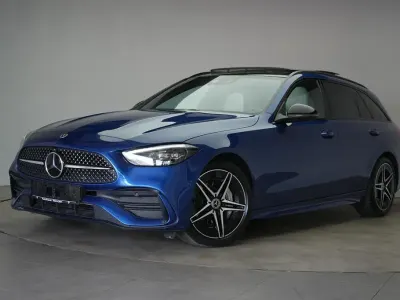Gebraucht Mercedes C220 AMG 200 PS (147 kW) 2023 Blau Limousine