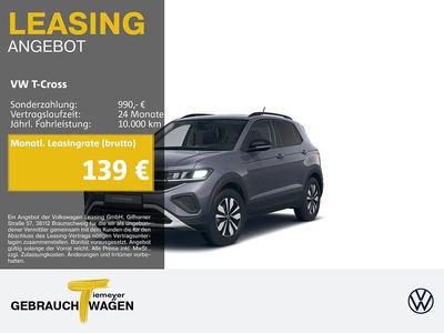 Gebraucht VW T-Cross Goal 95 PS (69 kW) 2025 Grau SUV