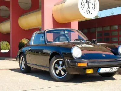 Gebraucht Porsche 911S 165 PS (121 kW) 1977 Schwarz Cabrio