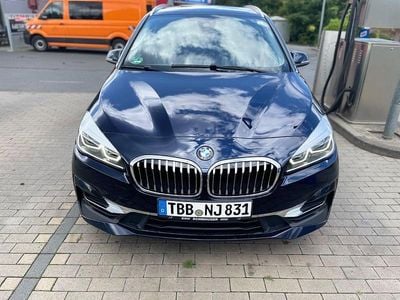Gebraucht BMW 218 Gran Tourer Luxury Line 150 PS (110 kW) 2019 Blau Van / Kleinbus