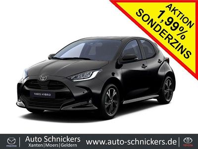 Neu Toyota Yaris Hybrid 116 PS (85 kW) 2025 Schwarz Kleinwagen