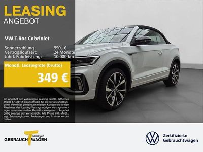 Gebraucht VW T-Roc Cabriolet R-line 150 PS (110 kW) 2025 Weiß Cabrio