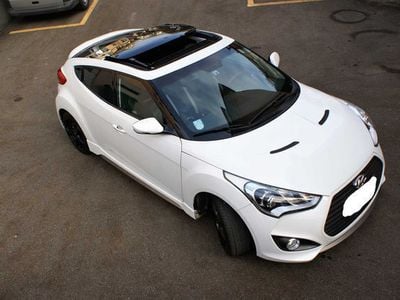 Gebraucht Hyundai Veloster Turbo 186 PS (136 kW) 2014 Weiß metallic Kleinwagen