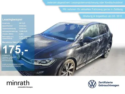 Käytetty VW Polo R-line 95 HP (69 kW) 2023 Musta Viistoperä