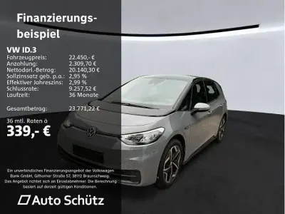Gebraucht VW ID.3 Pure 110 kW (150 PS) 2022 Mondsteingrau Kleinwagen