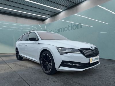 Weiß Gebraucht 2020 Skoda Superb SportLine Kombi | 23.955 € (Teuer)