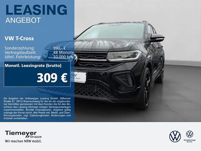 Neu VW T-Cross R-line 116 PS (85 kW) 2025 Schwarz SUV