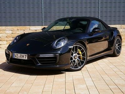 Begagnad Porsche 911 Turbo S Cabriolet 581 HK (427 kW) 2016 Svart Cab