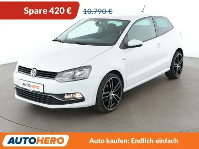 Gebraucht VW Polo LOUNGE 90 PS (66 kW) 2015 Pure white Kleinwagen