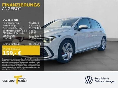Gebraucht VW Golf VIII GTI 245 PS (180 kW) 2023 Weiß Limousine