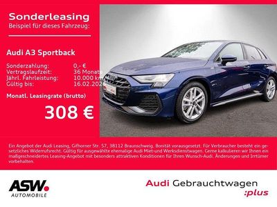Navarrablau metallic Gebraucht 2025 Audi A3 S-Line Limousine | 33.960 € (Superpreis)