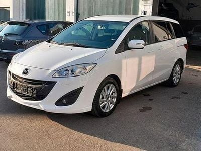 Gebraucht Mazda 5 Center-Line 150 PS (110 kW) 2014 Weiß Van / Kleinbus