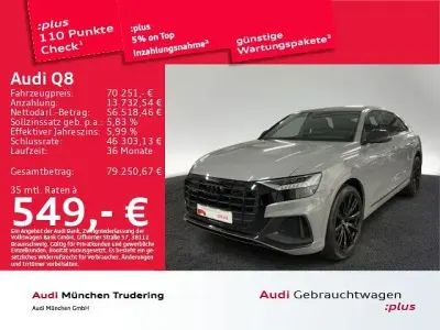 Gebraucht Audi Q8 Competition 286 PS (210 kW) 2023 Nardograu SUV