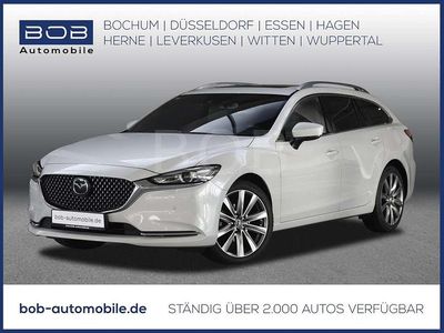 Rhodium white (weiß) Gebraucht 2024 Mazda 6 Takumi-Line Kombi | 29.910 € (Guter Preis)