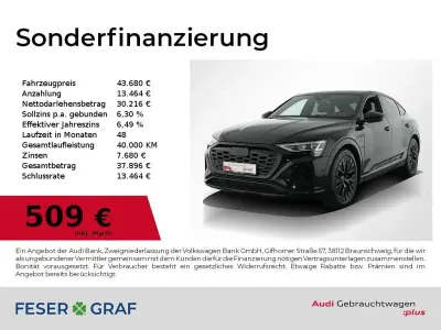 Gebraucht Audi Q8 e-tron Comfort 250 kW (340 PS) 2023 Mythosschwarz metallic SUV