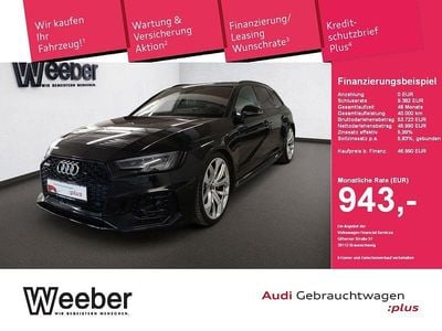 Mythosschwarz metallic Gebraucht 2018 Audi RS4 Ambiente Kombi | 46.990 € (Fairer Preis)