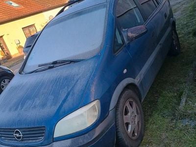 Gebraucht Opel Zafira 101 PS (74 kW) 2002 Blau Van / Kleinbus