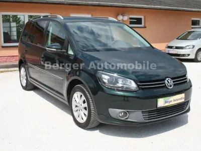 Gebraucht VW Touran Highline 105 PS (77 kW) 2011 Veneziengrün perleffekt Van / Kleinbus