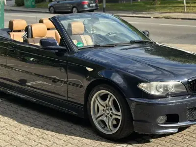 Brugt BMW 320 Cabriolet M Sport 170 HK (125 kW) 2006 Blå Cabriolet