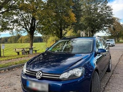 Usata VW Golf VI 122 CV (89 kW) 2010 Blu Utilitaria