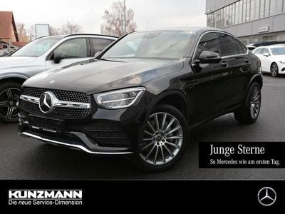Gebraucht Mercedes GLC300e AMG 320 PS (235 kW) 2020 Obsidianschwarz metallic Coupé