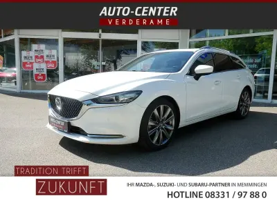 Gebraucht Mazda 6 Sports-Line 184 PS (135 kW) 2019 Snowflake white pearl Kombi