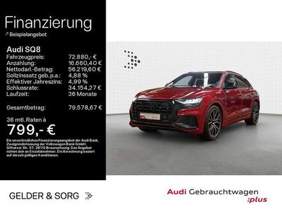Gebraucht Audi SQ8 Ambiente 507 PS (372 kW) 2021 Matadorrot metallic SUV