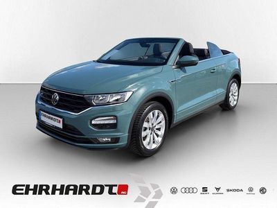 Gebraucht VW T-Roc Cabriolet R-line 150 PS (110 kW) 2022 Blau Cabrio