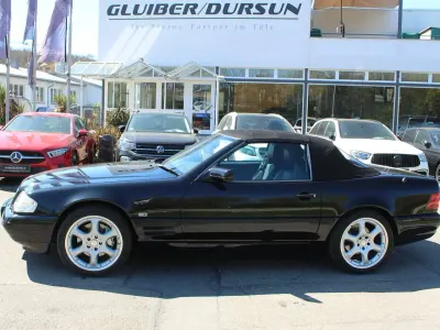 Gebraucht Mercedes SL500 320 PS (235 kW) 1998 Obsidianschwarzmetallic Cabrio