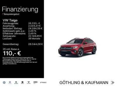 Brugt VW Taigo R-line 150 HK (110 kW) 2025 Rød SUV