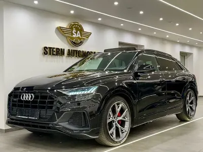 Gebraucht Audi Q8 S-Line 286 PS (210 kW) 2019 Orcaschwarz / deep black SUV