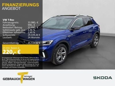 Blau Gebraucht 2025 VW T-Roc R-line SUV | 31.980 € (Superpreis)