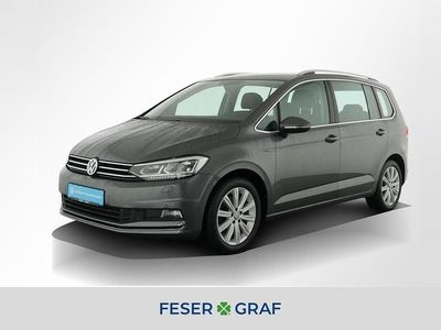 Indiumgrau metallic Gebraucht 2017 VW Touran Highline Van / Kleinbus | 18.402 € (Fairer Preis)