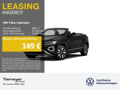 Gebraucht VW T-Roc Cabriolet Goal 116 PS (85 kW) 2025 Schwarz Cabrio