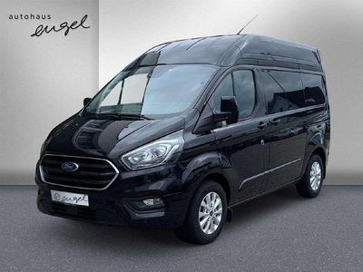 Second-hand Ford Transit Custom Trend 131 CP (96 kW) 2022 Negru Monovolum