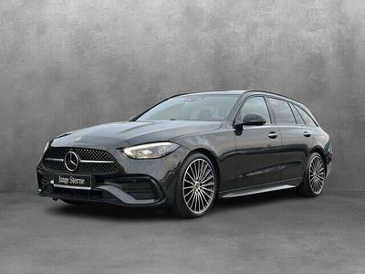 Lack graphitgrau Gebraucht 2024 Mercedes C200 AMG line Kombi | 42.940 € (Teuer)