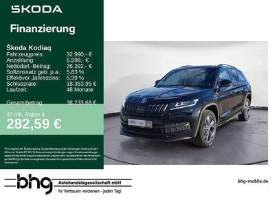 Schwarz Gebraucht 2021 Skoda Kodiaq SportLine SUV | 31.920 € (Fairer Preis)