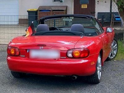 Gebraucht Mazda MX5 110 PS (80 kW) 2000 Rot Cabrio