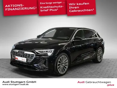 Gebraucht Audi Q8 e-tron S-Line 250 kW (340 PS) 2023 Mythosschwarz metallic SUV