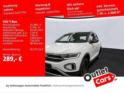 Gebraucht VW T-Roc Style 150 PS (110 kW) 2022 Weiß SUV